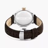 Cerruti 1881 Dervio Gents Green Dial Brown leather Strap Watch