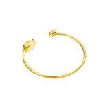 Police Ladies Lucky Star Gold Plated Bracelet with Mother-Of-Pearl Inlay & Crystal