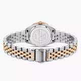 Police Urban Ladies Brown Dial and Silver & Rose Gold Stainless Steel Bracele Watch