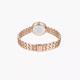 Police Ophidia Ladies Green MOP Dial Gold Rose Stainless Steel Watch