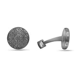 Cerruti Gents Stainless Steel IP Gun Cufflinks