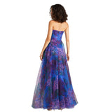 Theia Women's Twilight Wisteria Long Dress