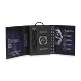 Police My Avatar Gun Full Matt and Glossy Black Silicone Unisex Smartwatch