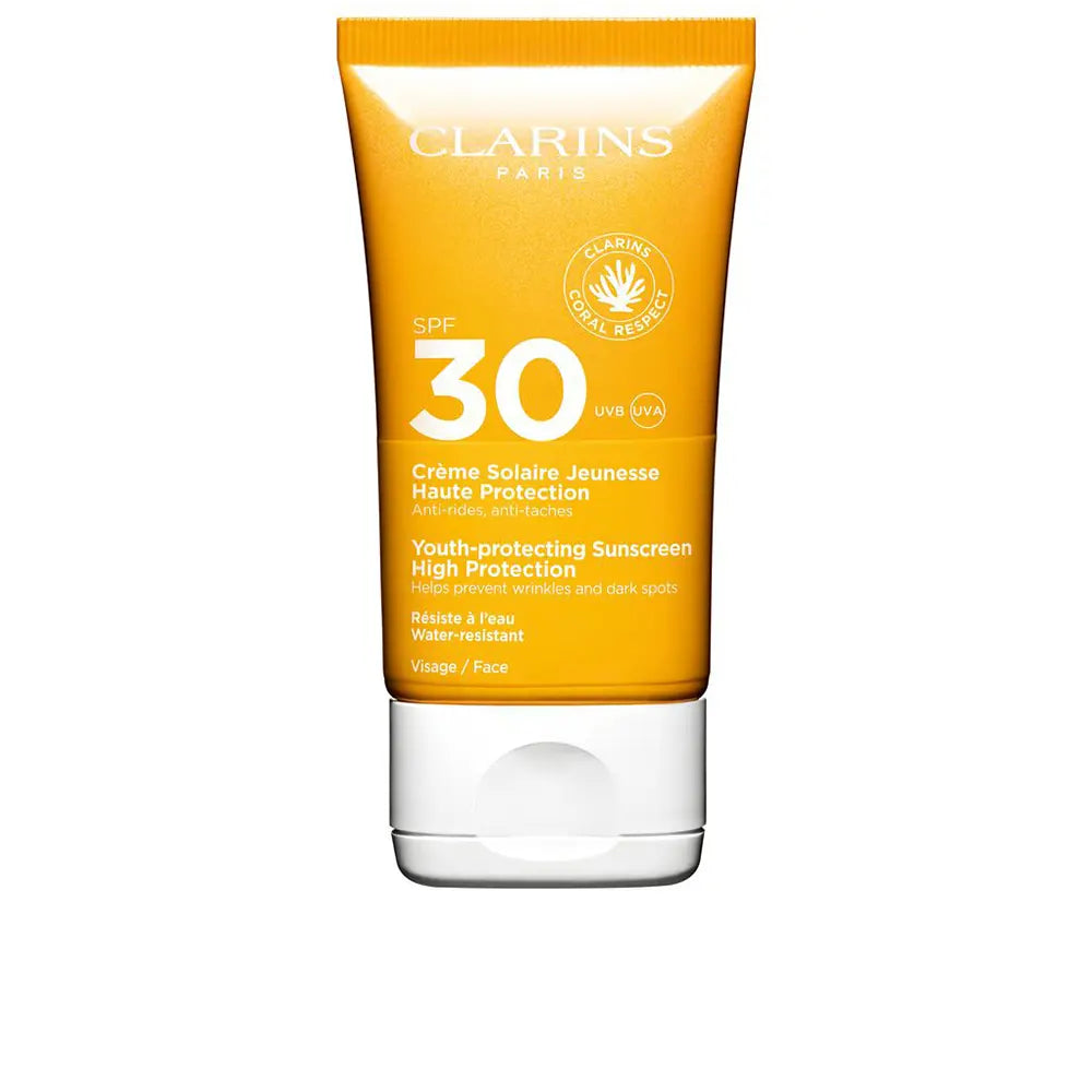 Clarins Youth-protecting Sunscreen Face Cream High Protection SPF30 - 50ml | Beauty | Beauty Selfcare | Beauty Selfcare Skincare | Selfcare | Skincare Clarins Youth-protecting Sunscreen Face Cream High Protection SPF30 - 50ml | Beauty | Beauty Selfcare | Beauty Selfcare Skincare | Selfcare | Skincare