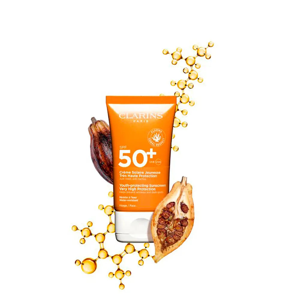 Clarins Youth-protecting Sunscreen Face Cream Very High Protection SPF50 | Beauty | Beauty Selfcare | Beauty Selfcare Skincare | Selfcare Clarins Youth-protecting Sunscreen Face Cream Very High Protection SPF50 | Beauty | Beauty Selfcare | Beauty Selfcare Skincare | Selfcare