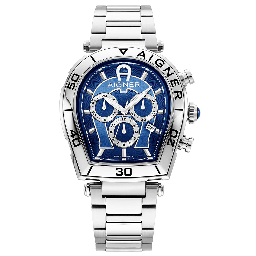 Aigner Trapani Chrono Gents Blue Dial Stainless Steel Watch | Fashion Watches | GCC | Men | Mens | Mens Watches | new-season-2025 | Watch | Watches Aigner Trapani Chrono Gents Blue Dial Stainless Steel Watch | Fashion Watches | GCC | Men | Mens | Mens Watches | new-season-2025 | Watch | Watches