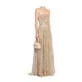 Zuhair Murad Women's Sequin Embellished Strapless Tulle Gown
