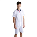 Paul & Shark Men's Cotton Pique Polo Shirt with Reflex Print