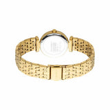 Esprit Ladies White Dial Stainless Steel Gold Plated Watch