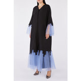 Aquillora Women's Coal Black Abaya