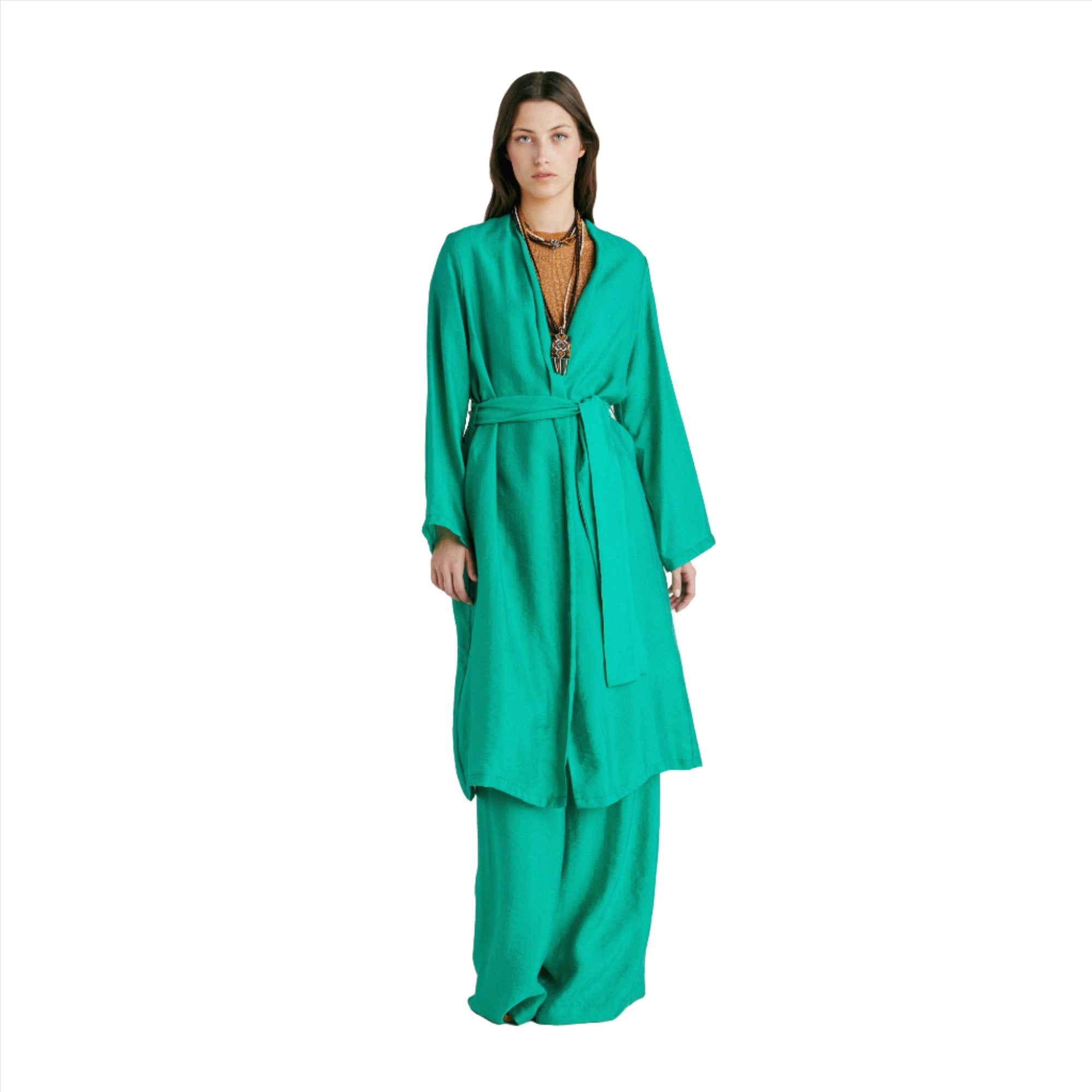 Momoni Women's Serena Emerald Green Coat In Jacquard Cupro | Clothing | Coats & Jackets | FYFL | GCC | Women | Women All Clothing | Women All Clothing Coats & Jackets | Womens | Womens Fashion Momoni Women's Serena Emerald Green Coat In Jacquard Cupro | Clothing | Coats & Jackets | FYFL | GCC | Women | Women All Clothing | Women All Clothing Coats & Jackets | Womens | Womens Fashion