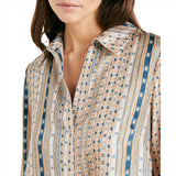 Momoni Women's Alogusta Sand Multi-color in Silk Twill