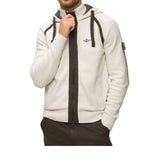 Aeronautica Militare Men's White Beige Hoodie Sweater