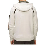 Aeronautica Militare Men's White Beige Hoodie Sweater