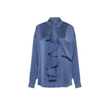 Momoni FUJITA Ladies -Sugar-Paper Shirt-in-Washed-Silk