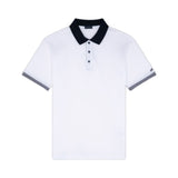 Paul & Shark Men's Cotton Pique Polo T-shirt with Tricolor Details