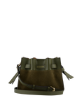 Pourchet Suede leather nano shoulder/crossbody