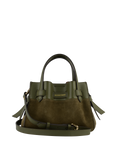 Pourchet Suede leather XS nano satchel bag