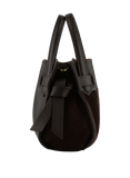 Pourchet Suede leather XS nano satchel bag