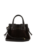 Pourchet Suede leather XS nano satchel bag