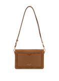 Pourchet Suede Leather Flap Shoulder Bag
