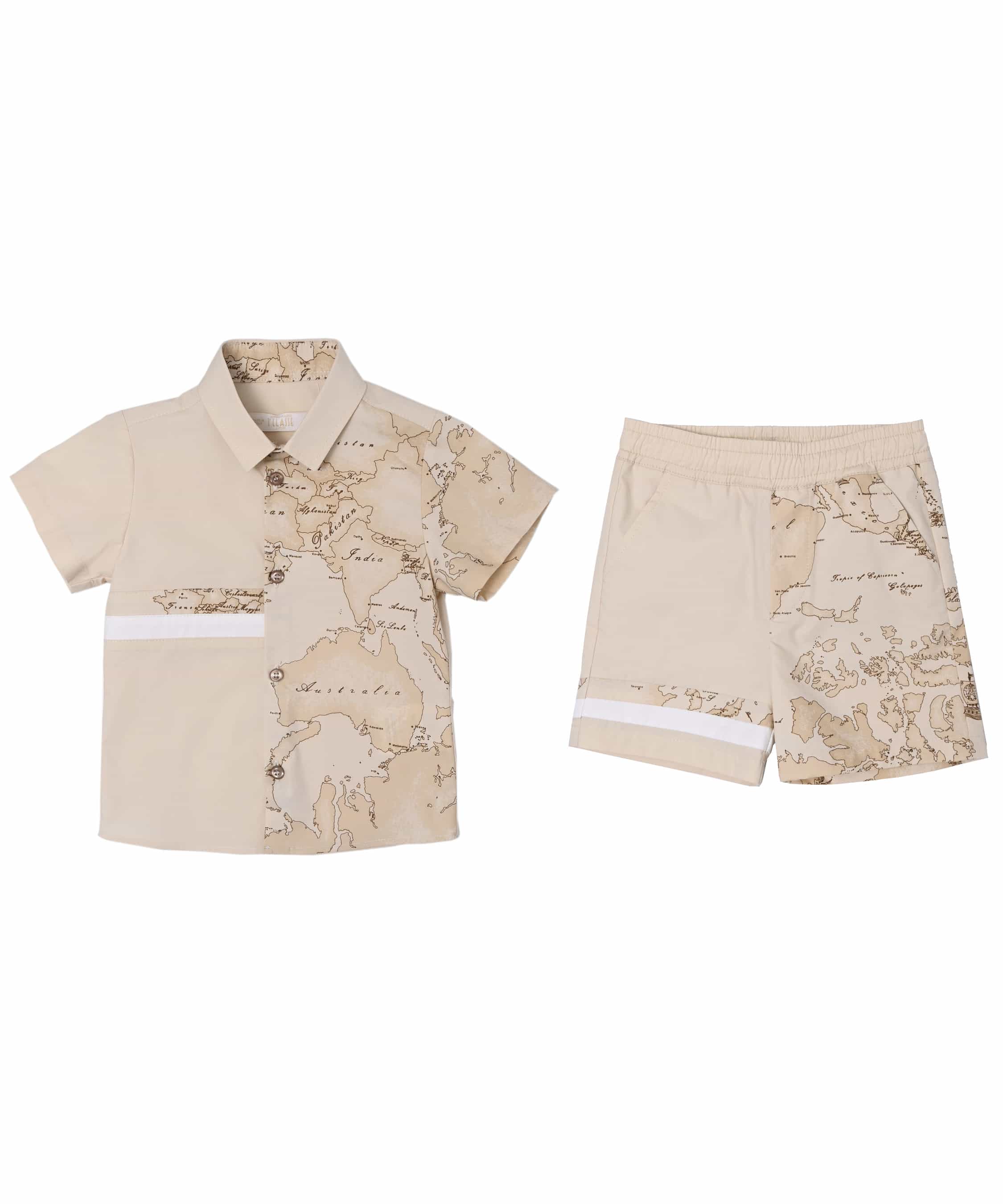 Alviero Martini Kids Boy's Beige Geo Set of Shirt & Bermuda | Baby Boy (9M - 36M) | Baby Boy Sets | Baby Collection | Baby Sets | Kids and Teens | Kids and Teens Boy Sets | Kids and Teens Sets | Kids Boys (3 YRS -16 YRS) | Kids Clothing | Kids Fashion | K Alviero Martini Kids Boy's Beige Geo Set of Shirt & Bermuda | Baby Boy (9M - 36M) | Baby Boy Sets | Baby Collection | Baby Sets | Kids and Teens | Kids and Teens Boy Sets | Kids and Teens Sets | Kids Boys (3 YRS -16 YRS) | Kids Clothing | Kids Fashion | K