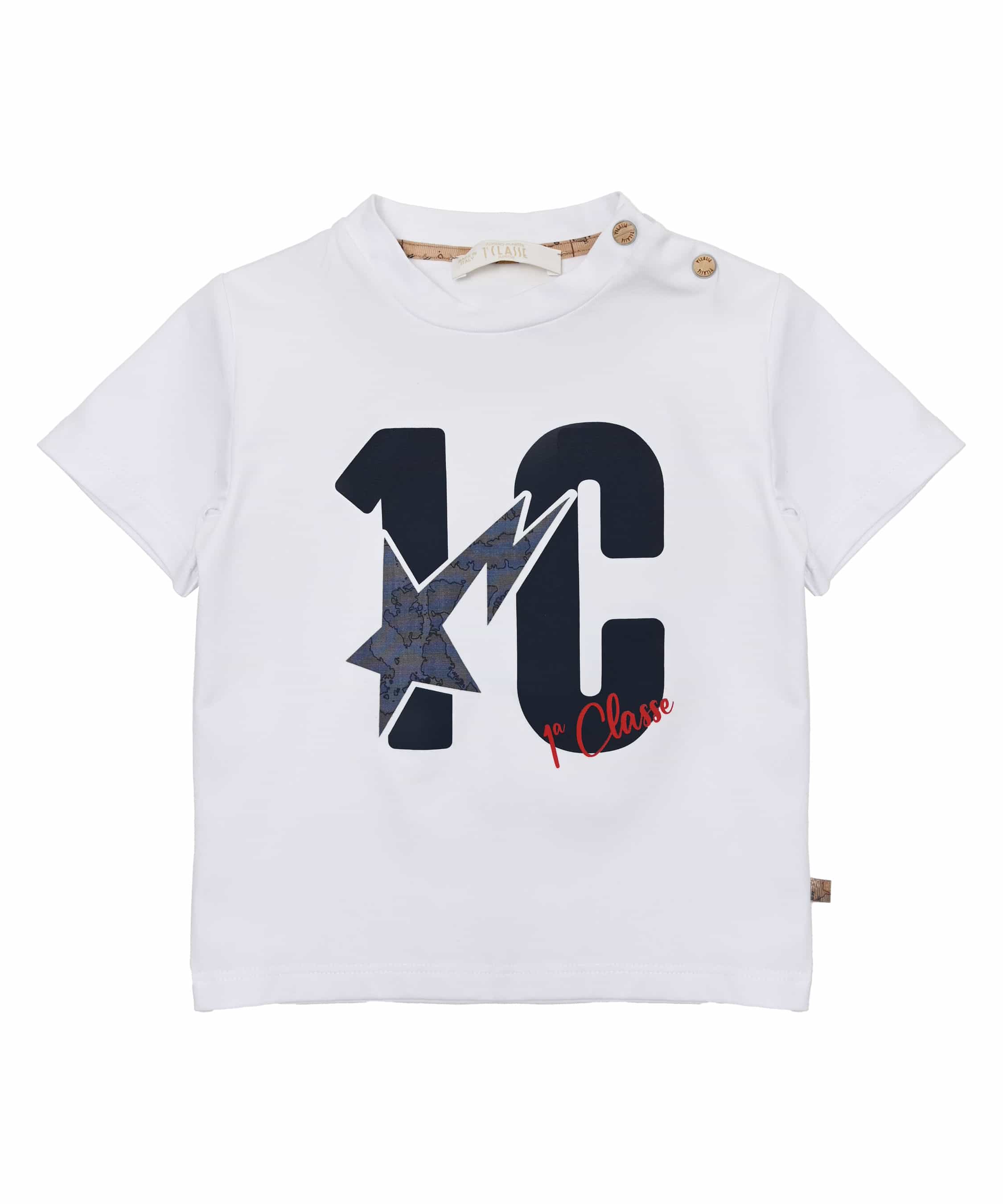 Alviero Martini Kids Baby Boy's White T-Shirt | Baby | Baby Boy (9M - 36M) | Baby Boy Tops | Baby Collection | Baby Tops | new-season-2025 | Tops Alviero Martini Kids Baby Boy's White T-Shirt | Baby | Baby Boy (9M - 36M) | Baby Boy Tops | Baby Collection | Baby Tops | new-season-2025 | Tops
