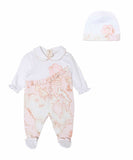 Alviero Martini Kids New Born Girl's White & Pink Set Sleepsuit