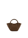 Pourhet Cowhide leather small size crossbody