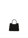 Pourchet Suede leather & cowhide leather nano size satchel