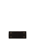 Pourchet Suede leather & cowhide leather medium satchel Multi