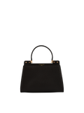 Pourchet Suede leather & cowhide leather medium satchel Multi