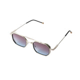 Vayo Solaris Edge Unisex Metal Sunglass Green Lenses Dark Green