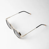 Vayo Solaris Edge Unisex Metal Sunglass Green Lenses Dark Green