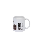 Official 81 Ceramic Mug "ETERNAL LEGACY" Featuring Qatar 81 Artwork