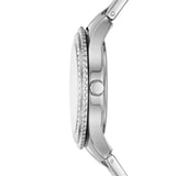 Fossil Stella Ladies White MOP Dial Stainless Steel Watch