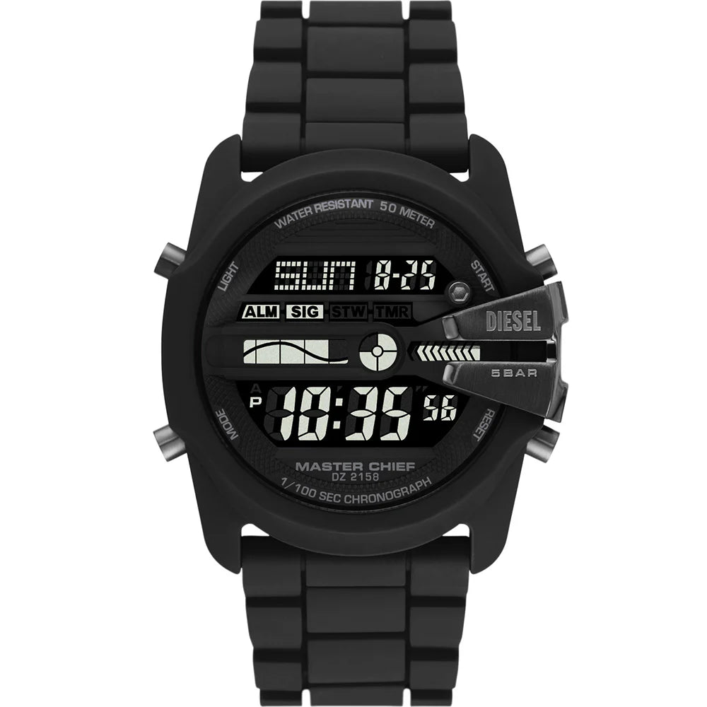 Diesel Master Chief Gents Digital Black Dial Black Silicon Bracelet Watch | Fashion Watches | GCC | Men | Mens | Mens Watches | Watch | Watches | Winter 2024 Diesel Master Chief Gents Digital Black Dial Black Silicon Bracelet Watch | Fashion Watches | GCC | Men | Mens | Mens Watches | Watch | Watches | Winter 2024