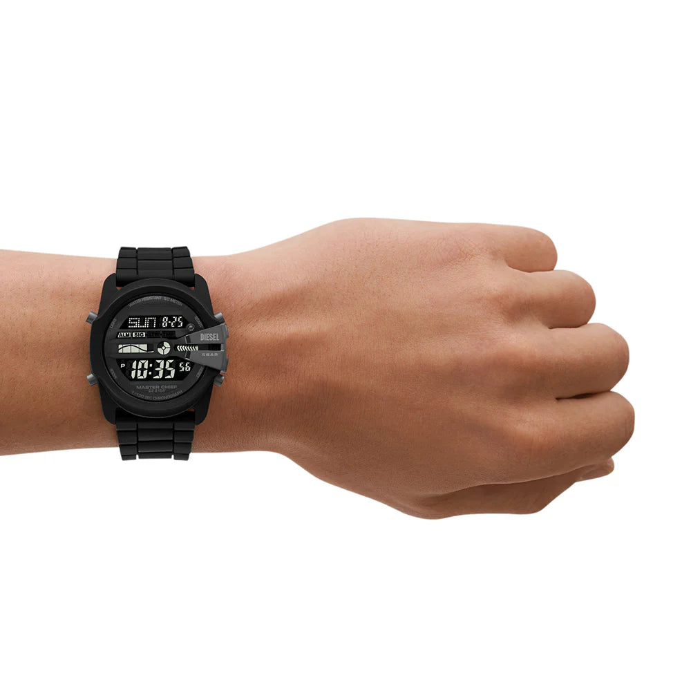 Diesel Master Chief Gents Digital Black Dial Black Silicon Bracelet Watch | Fashion Watches | GCC | Men | Mens | Mens Watches | Watch | Watches | Winter 2024 Diesel Master Chief Gents Digital Black Dial Black Silicon Bracelet Watch | Fashion Watches | GCC | Men | Mens | Mens Watches | Watch | Watches | Winter 2024