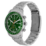 Fossil Sport Tourer Gents Green Dial Chronograph Watch