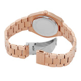 Michael Kors Lennox Ladies Pink Dial Rose Gold Watch