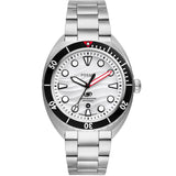 Fossil Breaker Gents White Dial Stainless Steel Watch