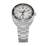 Fossil Breaker Gents White Dial Stainless Steel Watch