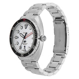 Fossil Breaker Gents White Dial Stainless Steel Watch