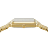 Fossil Raquel Ladies Green Dial Gold Plated Watch