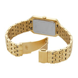 Fossil Raquel Ladies Green Dial Gold Plated Watch