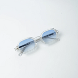 VAYO Aurora Bold Square Women’s Sunglasses – Blue