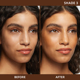 Bronzer in shade 3, a warm medium brown with a luminous finish.