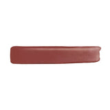 Matte reddish-brown liquid swatch, rectangular with one rounded end and one slightly textured end.