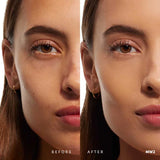 Glow foundation in shade MW2, a medium-warm tone.