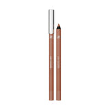 Two YSL Lovenude lip liners in a nude brown shade. One is capped with a silver-toned cap, the other is sharpened.